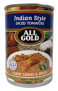 All Gold Tomatoes Diced Indian Style