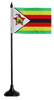 Zibabwe Desk Flag - Small