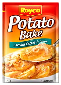 Royco Cheddar Cheese & Onion Potato Bake