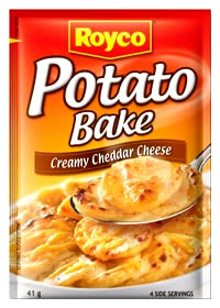 Royco Creamy Cheddar Cheese Potato Bake