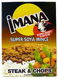 Imana Soya Mince Steak & Chops 200g