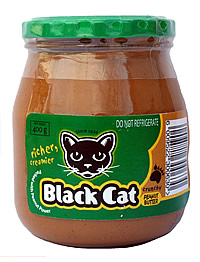 Black Cat Peanut Butter Crunchy